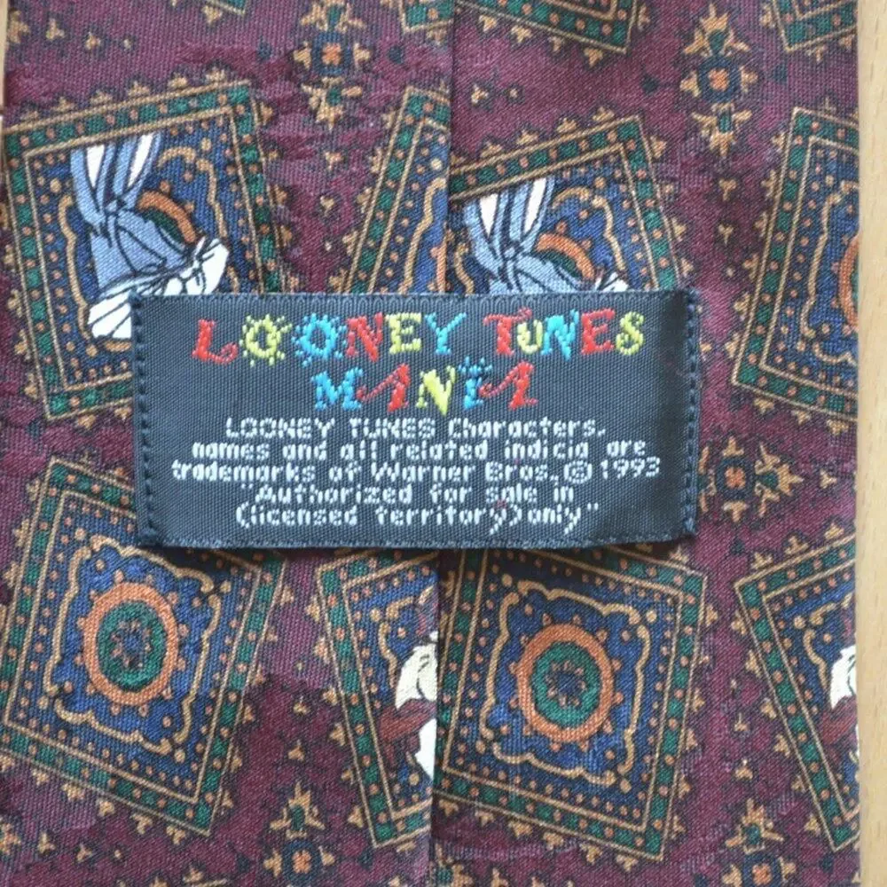 Warner Bros Looney Tunes Mania Vintage Tie